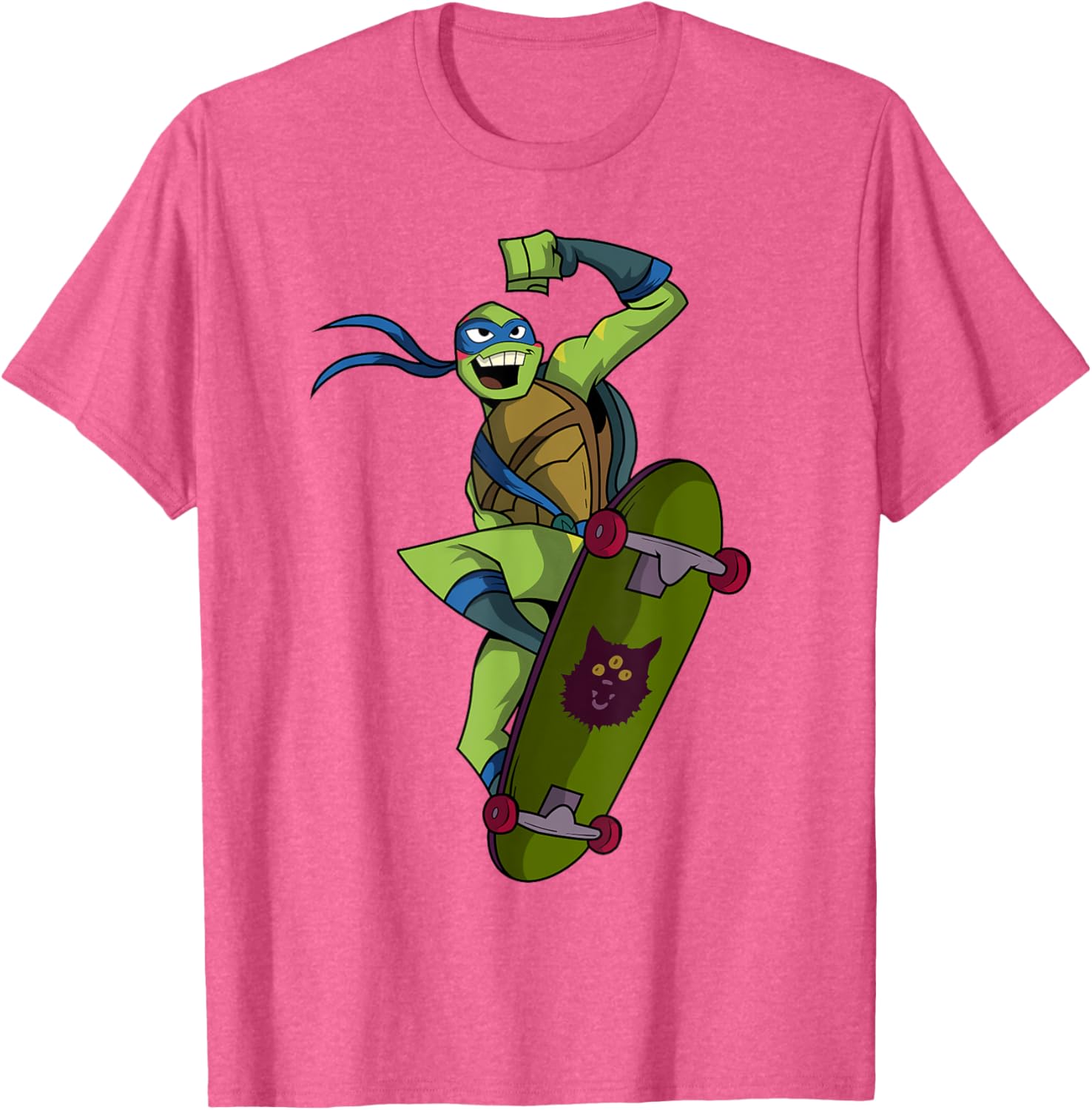 Mademark Teenage Mutant Ninja Turtles Leonardo Skateboard T-Shirt for Kids - 11