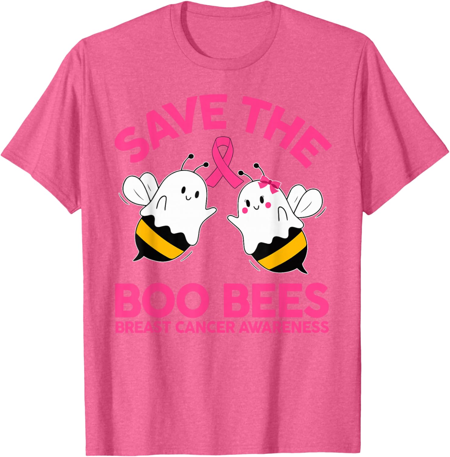 Save The Boobees Breast Cancer Halloween T-Shirt for Women - 17