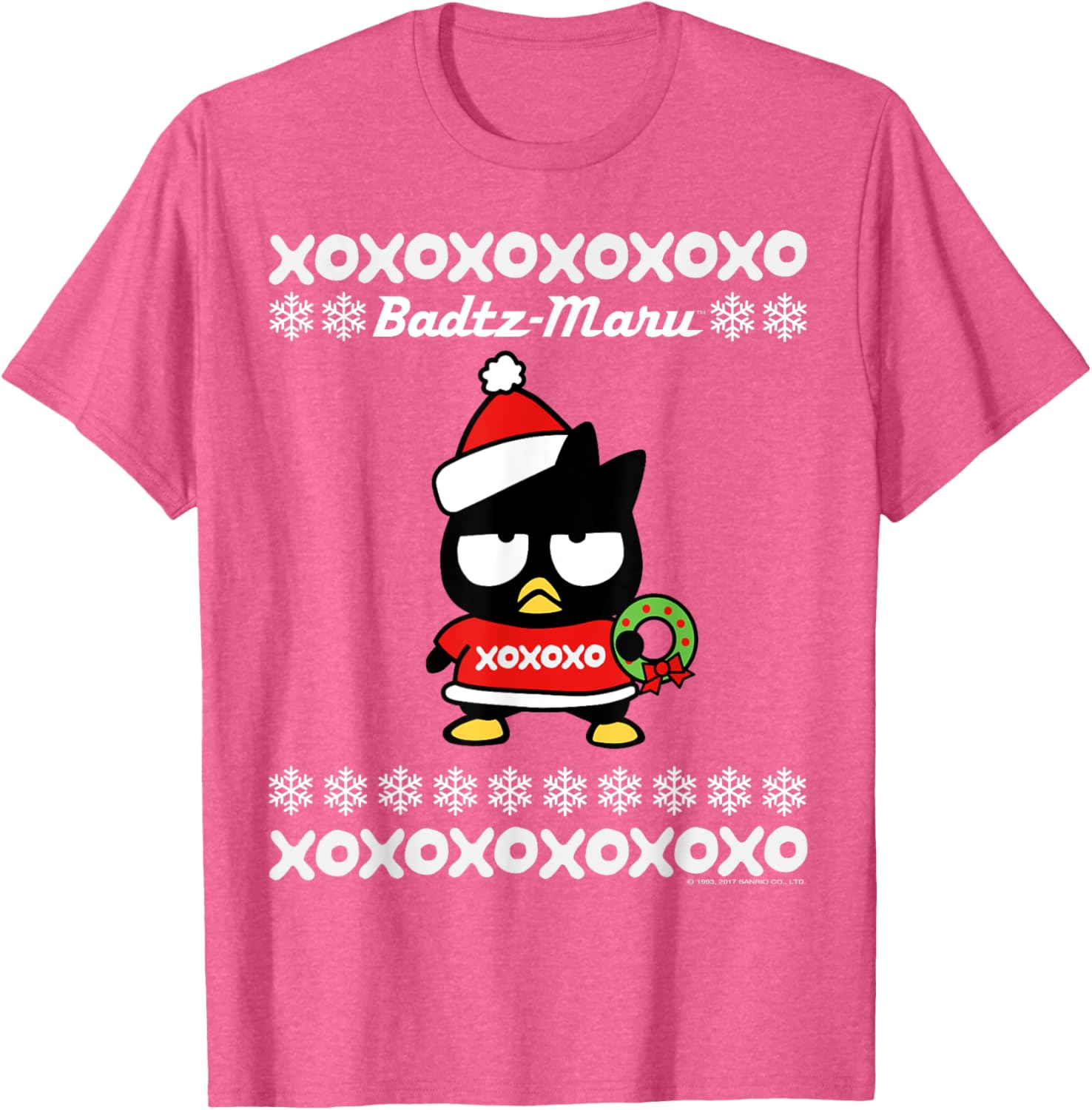 Bad Badtz-Maru Ugly Christmas T-Shirt Fun Holiday Apparel for All - 1