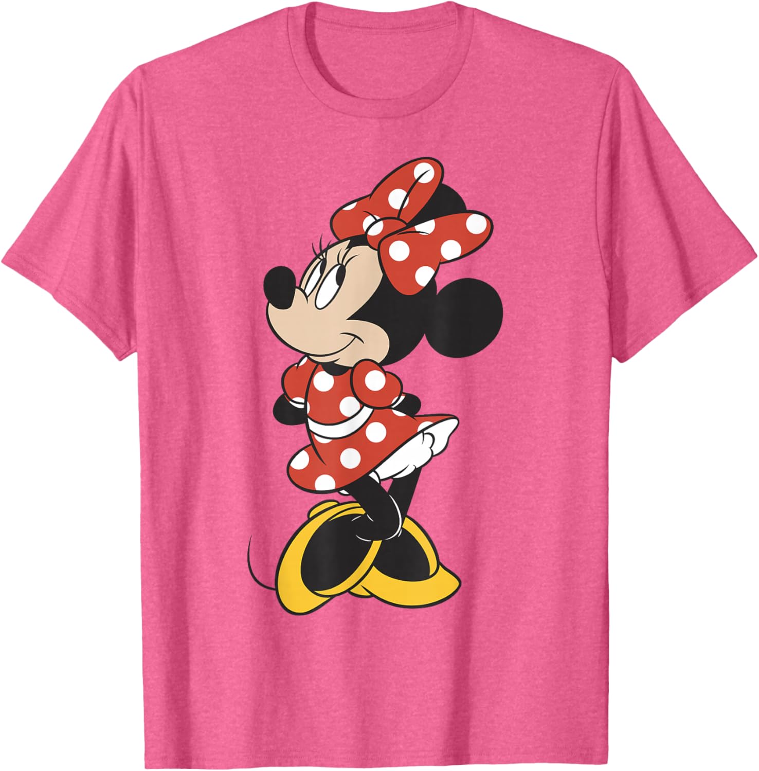 Disney Mickey and Friends Minnie Mouse Portrait Short Sleeve T-Shirt - 1