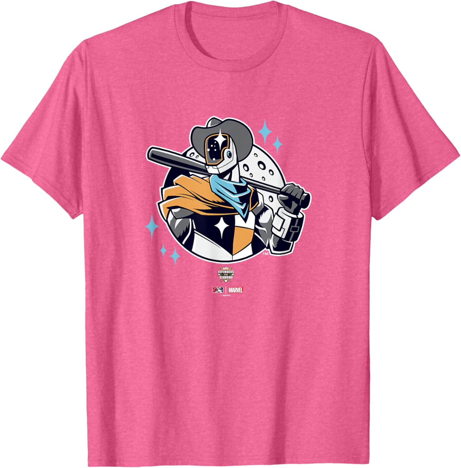 Marvel x MiLB Space Cowboys Logo T-Shirt Stylish Fan Apparel - 3