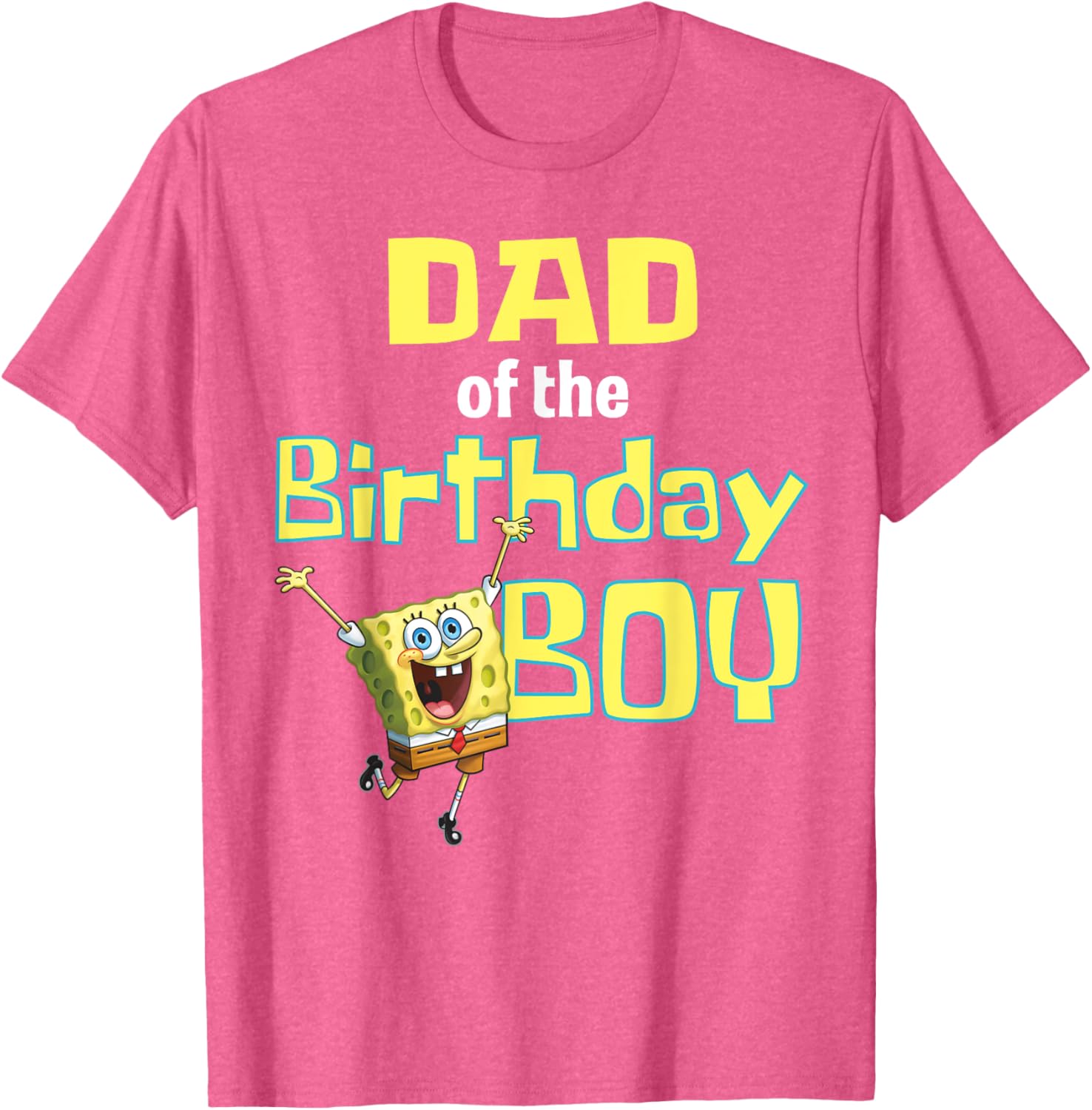 SpongeBob SquarePants Dad Of The Birthday Boy T-Shirt Fun Gift Idea - 16