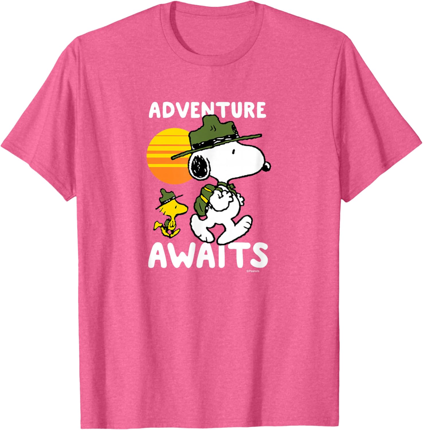 Peanuts Snoopy Adventure Awaits T-Shirt for Fun-Loving Fans - 2