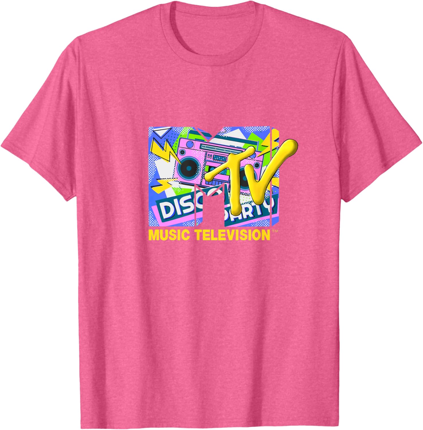Mademark x MTV Disco Party T-Shirt with Official Logo and Ghettoblaster - 15