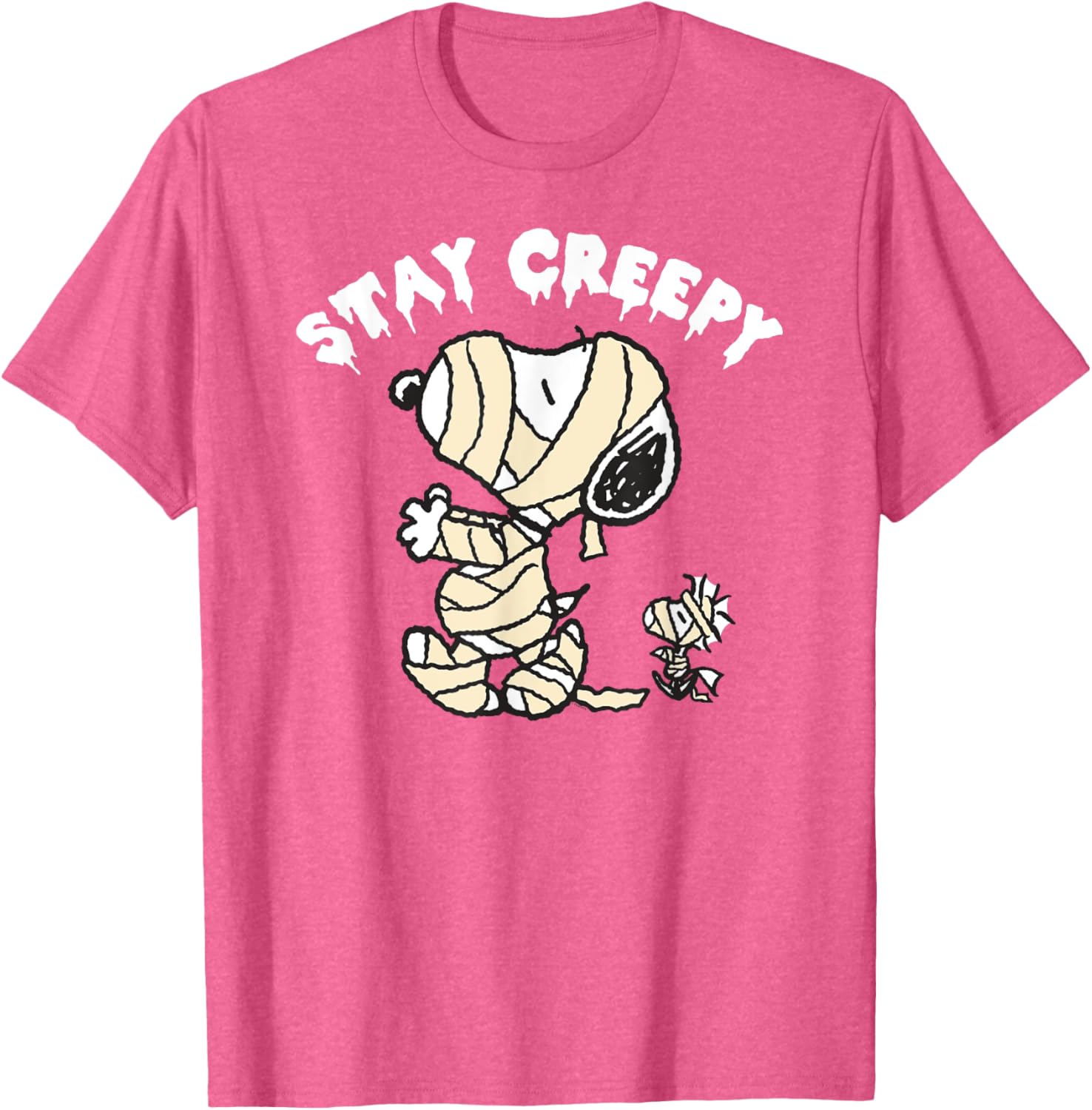 Peanuts Halloween Snoopy Stay Creepy T-Shirt for Fun Fall Fashion - 8