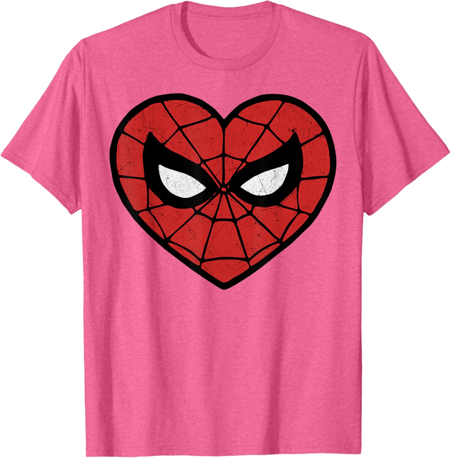 Marvel Spider-Man Valentine's Heart Logo T-Shirt for Fans and Lovers - 6