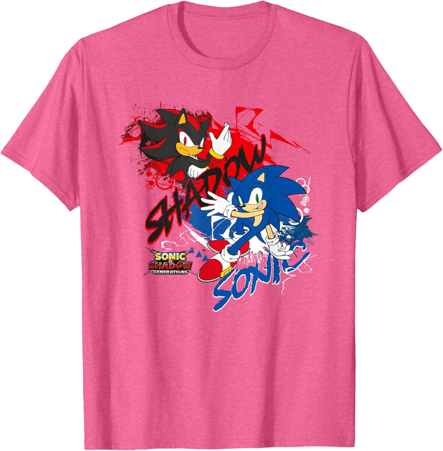 Sonic X Shadow Generations T-Shirt for Fans of Sonic the Hedgehog - 7