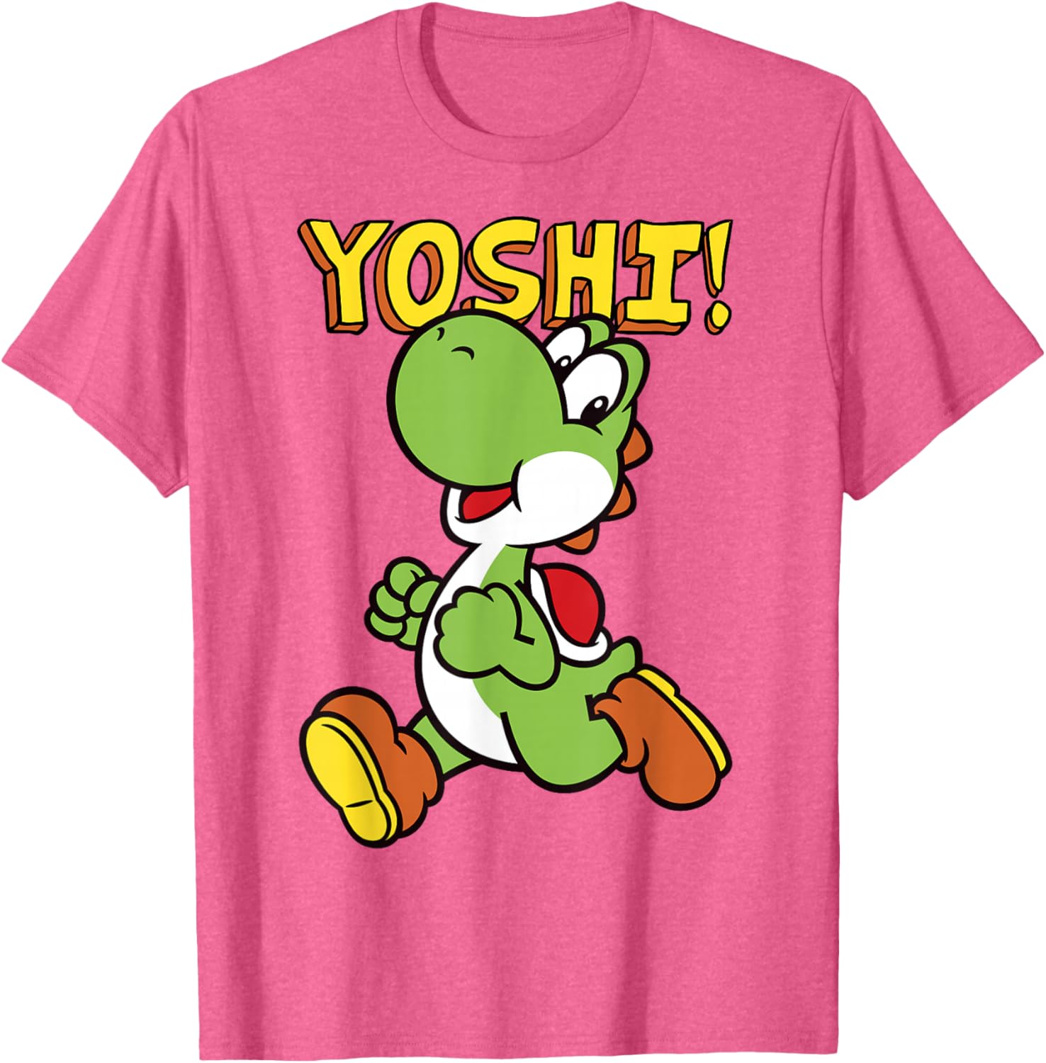 Super Mario Yoshi Intro Jump Graphic T-Shirt for Fans of All Ages - 5