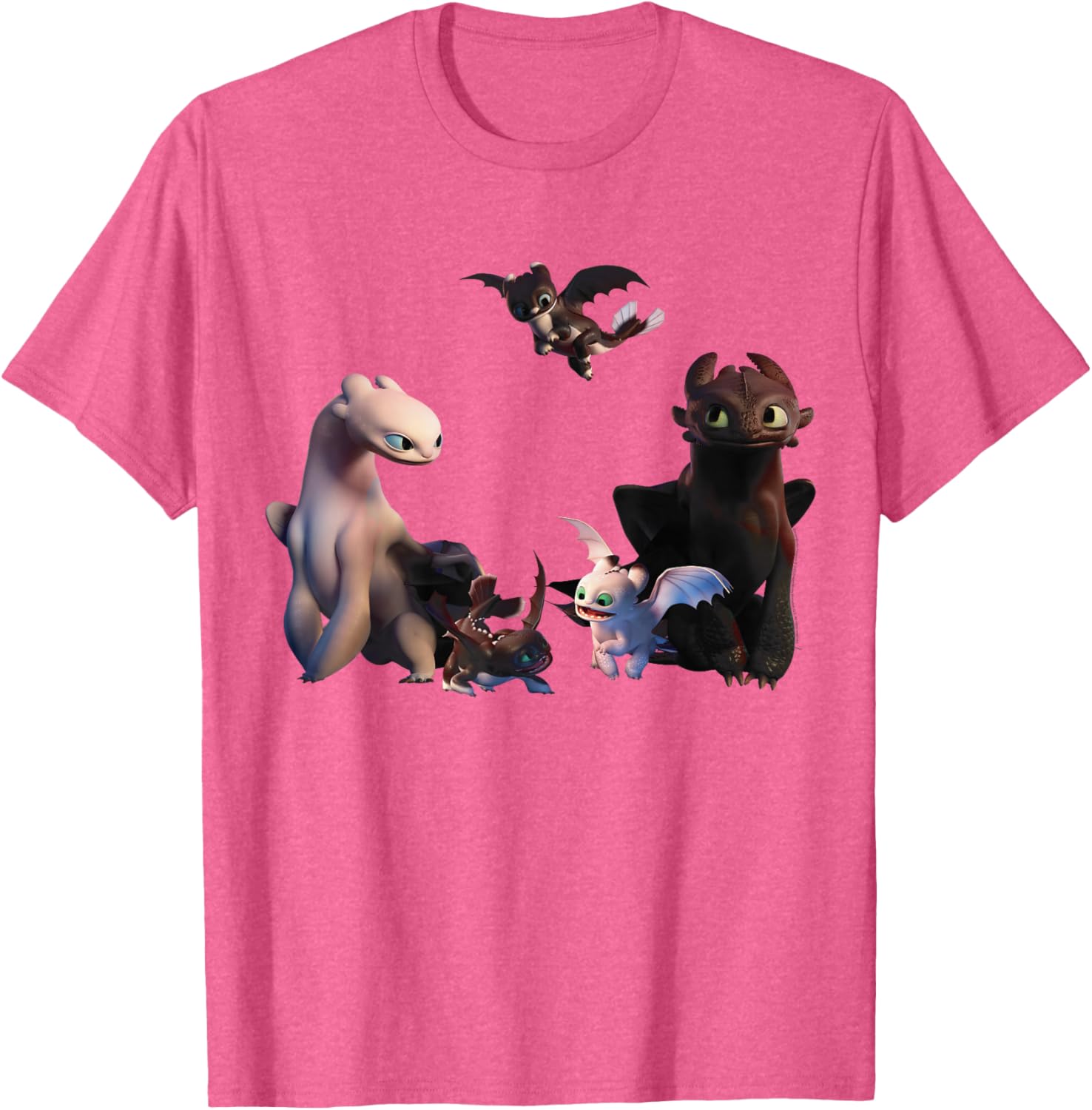 Night Fury Family T-Shirt from How to Train Your Dragon 3 - Perfect for Fans - 1