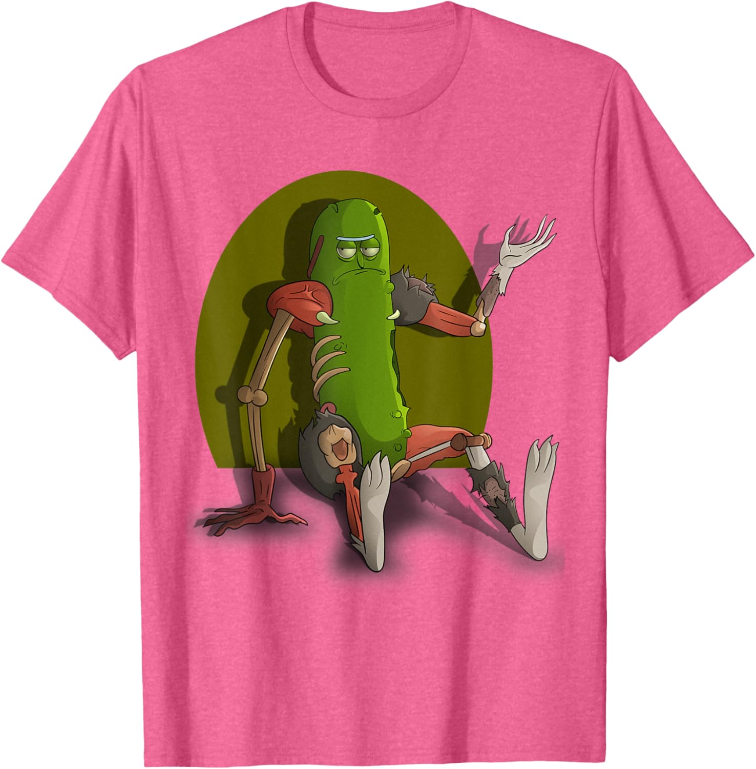 Mademark x Rick and Morty Pickle Rick Interview T-Shirt for Fans - 21