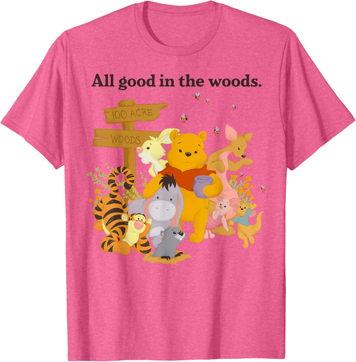 Disney Winnie The Pooh All Good In The Woods T-Shirt for Kids and Adults - 2