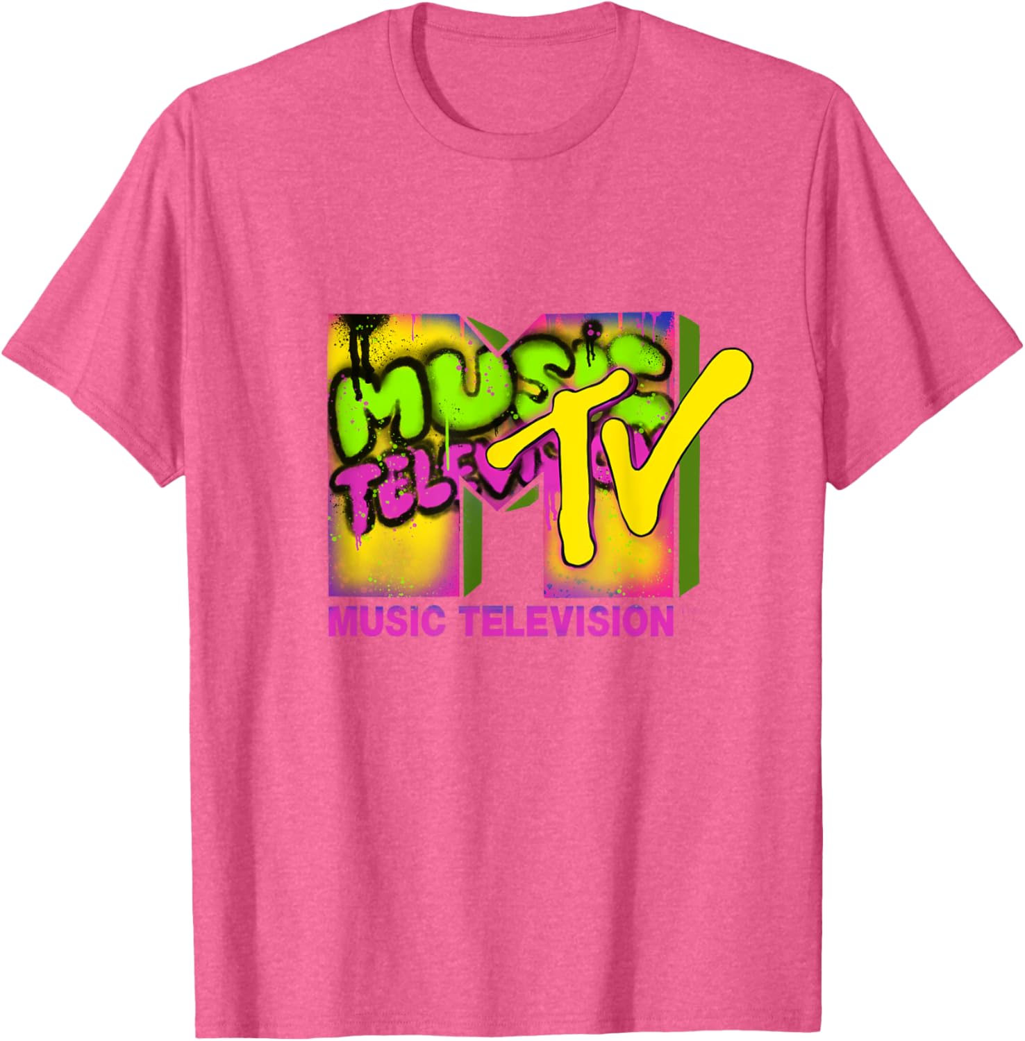 Mademark x MTV Official Logo Graffiti Tag T-Shirt for Music Lovers - 25
