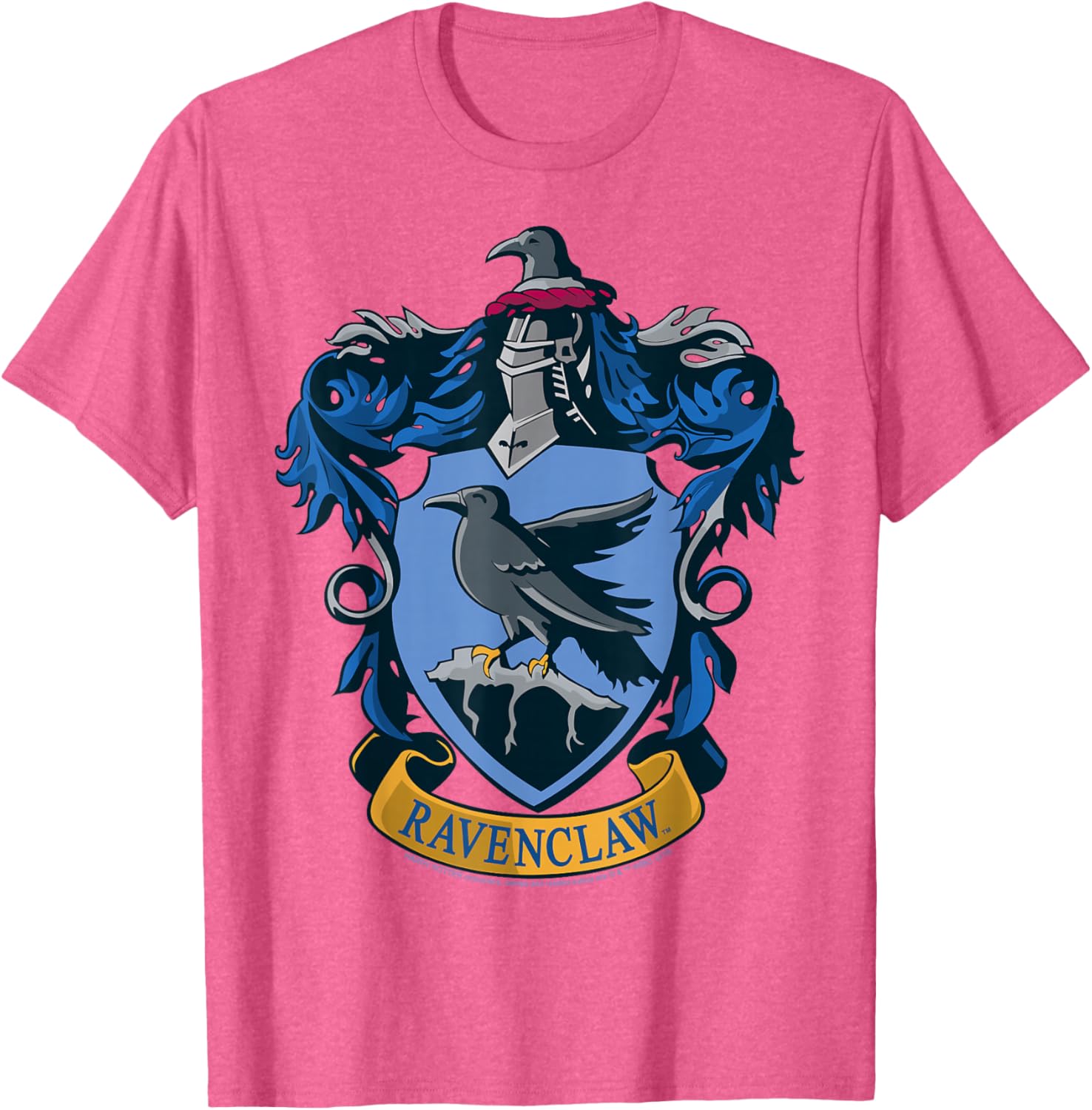 Ravenclaw Hogwarts House Nouveau Crest T-Shirt for Harry Potter Fans - 1