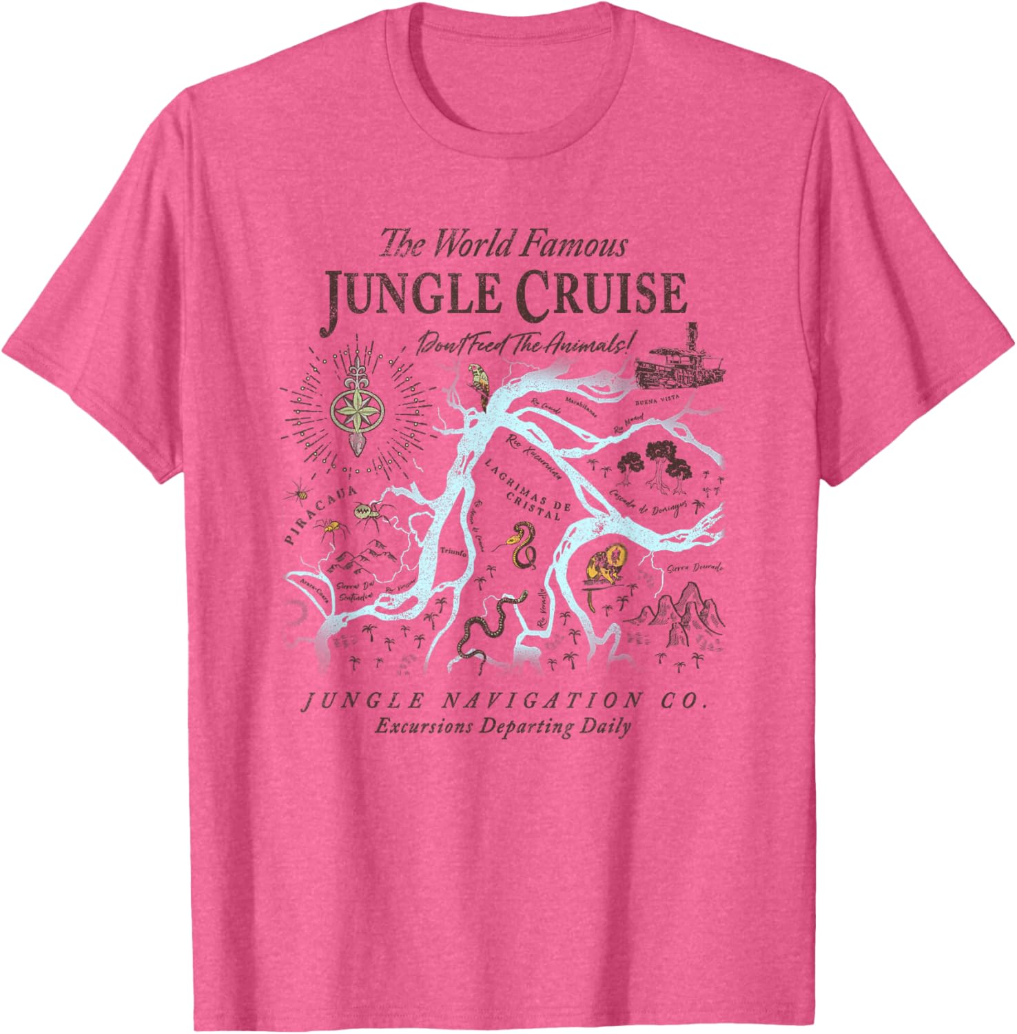 Disney Jungle Cruise T-Shirt Perfect for Adventures and Day Trips - 7