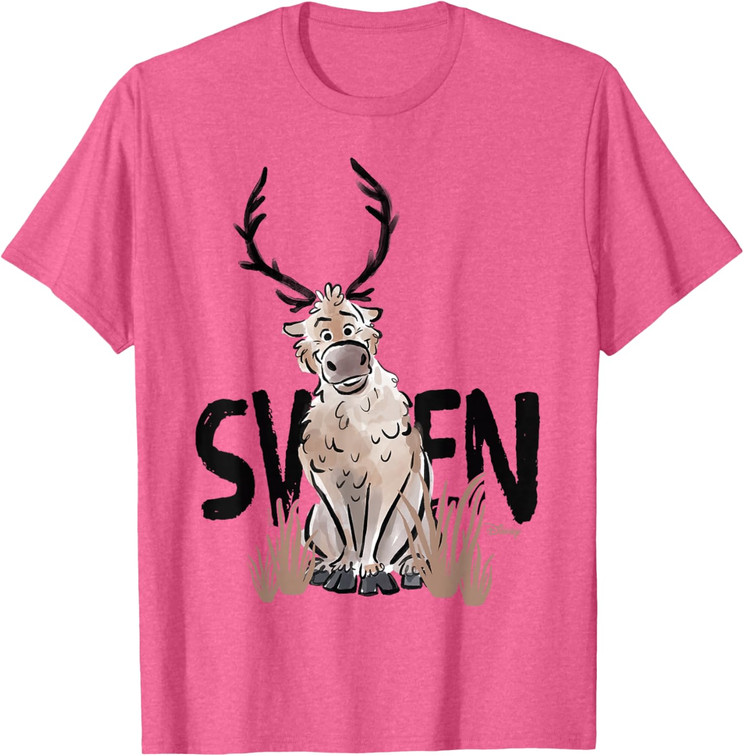 Frozen 2 Sven Watercolor T-Shirt for Kids - Fun and Stylish Apparel - 2