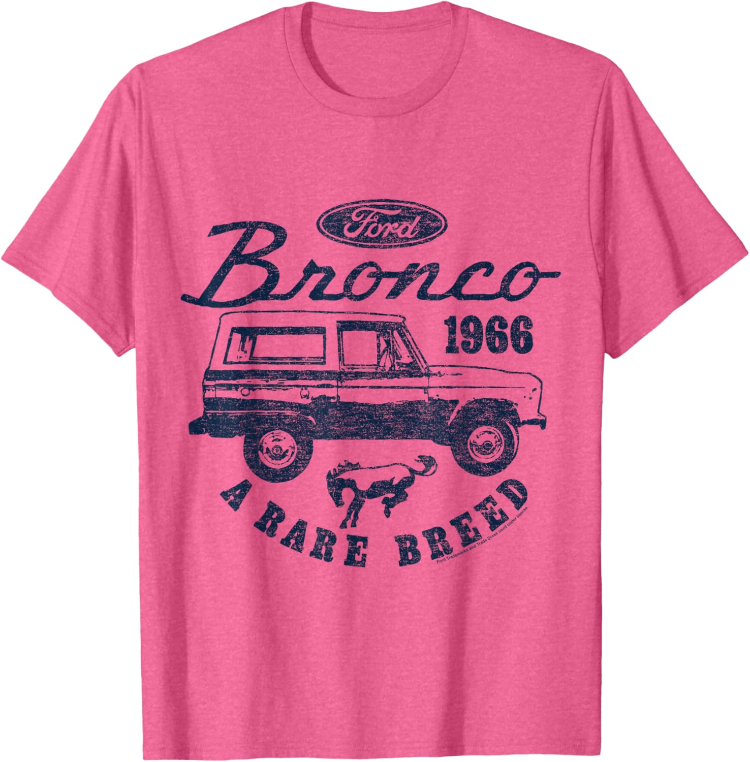 Ford Bronco 1966 Rare Breed Logo T-Shirt for Enthusiasts and Collectors - 13