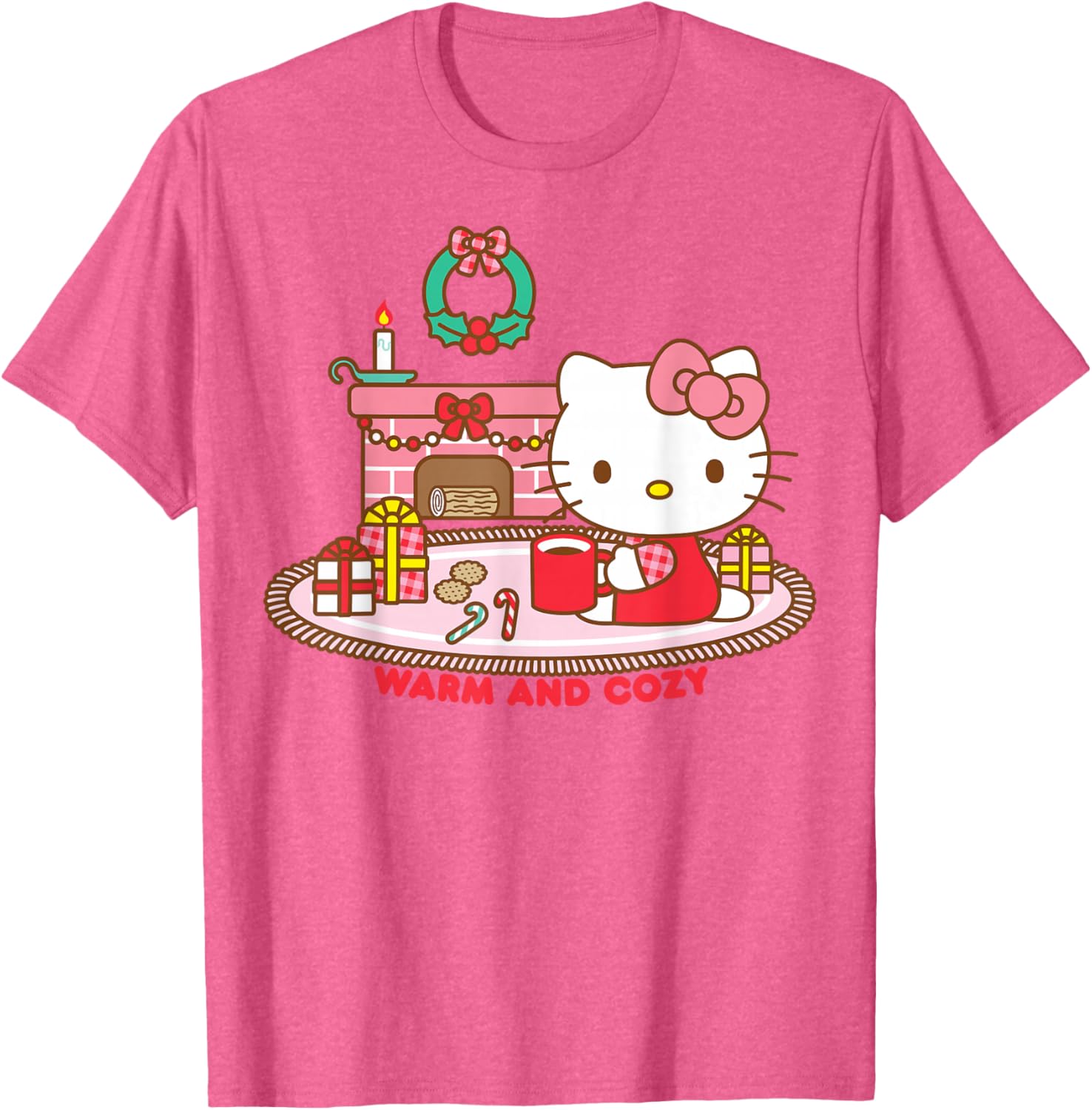 Hello Kitty Cozy Christmas T-Shirt Perfect for Festive Cheer and Comfort - 15