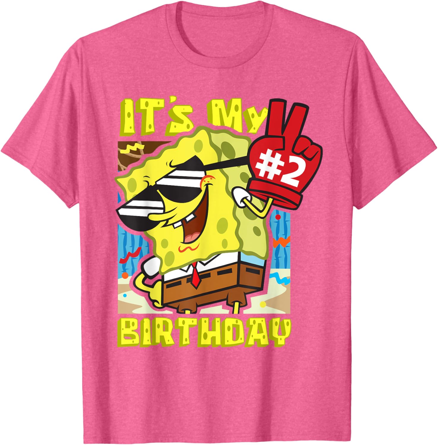 SpongeBob 2nd Birthday T-Shirt for Boys and Girls – Fun Gift Idea! - 5