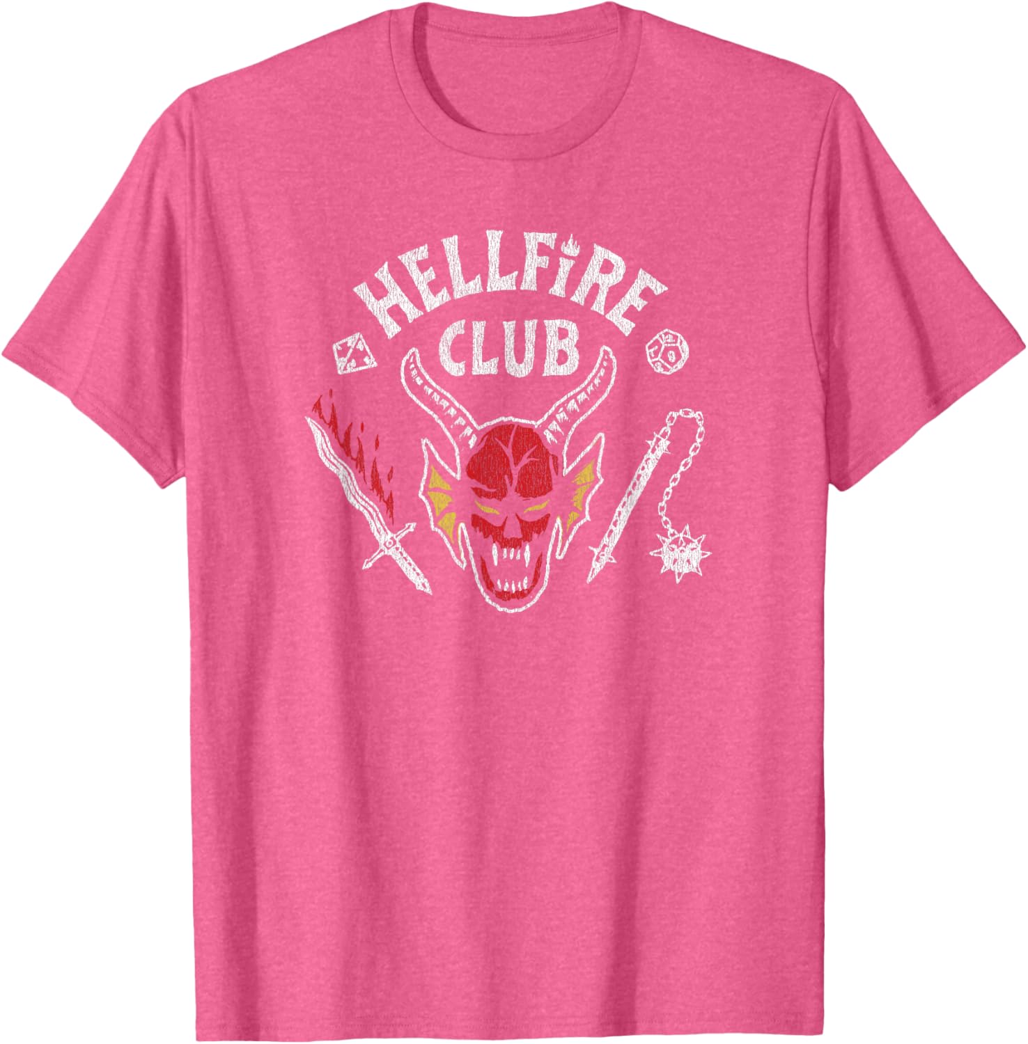 Stranger Things 4 Hellfire Club Skull T-Shirt for Fans and Collectors - 2