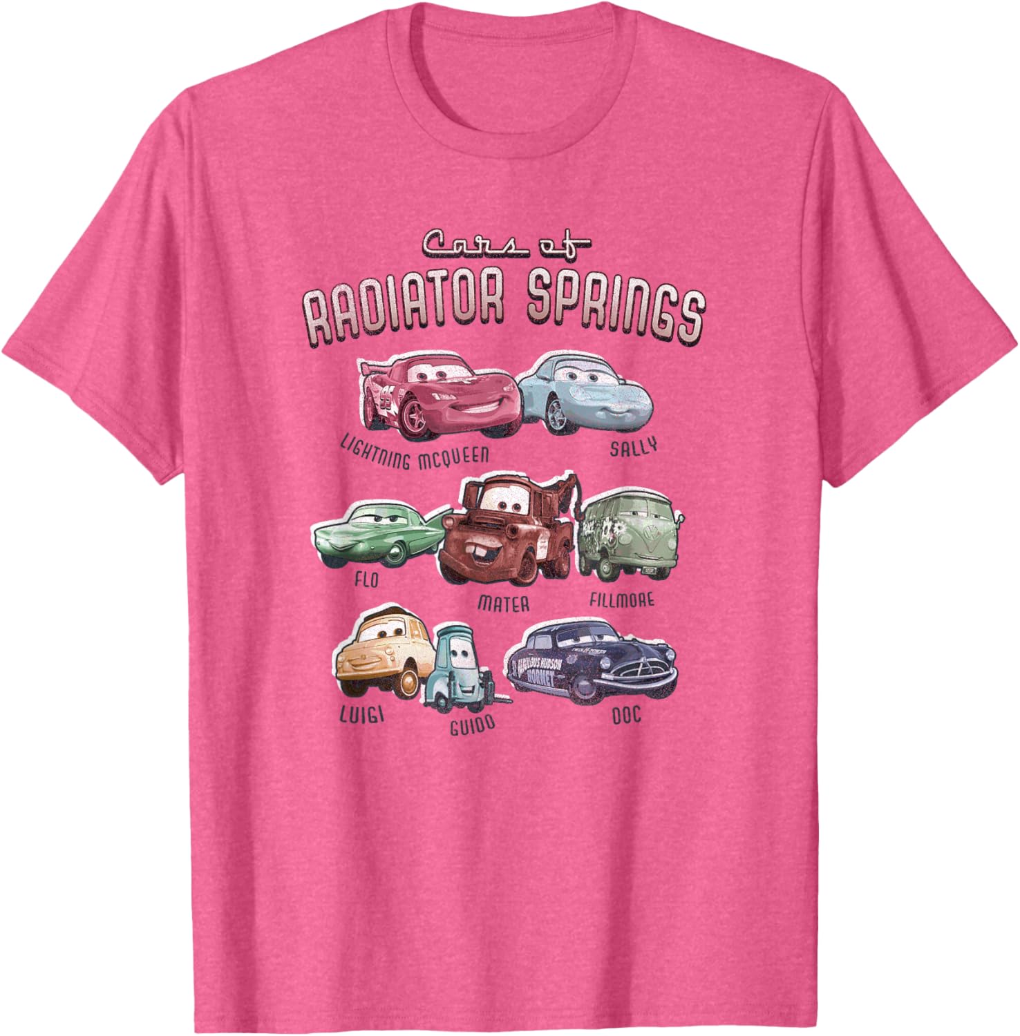 Disney Pixar Cars Radiator Springs T-Shirt for Fans of Lightning McQueen - 9