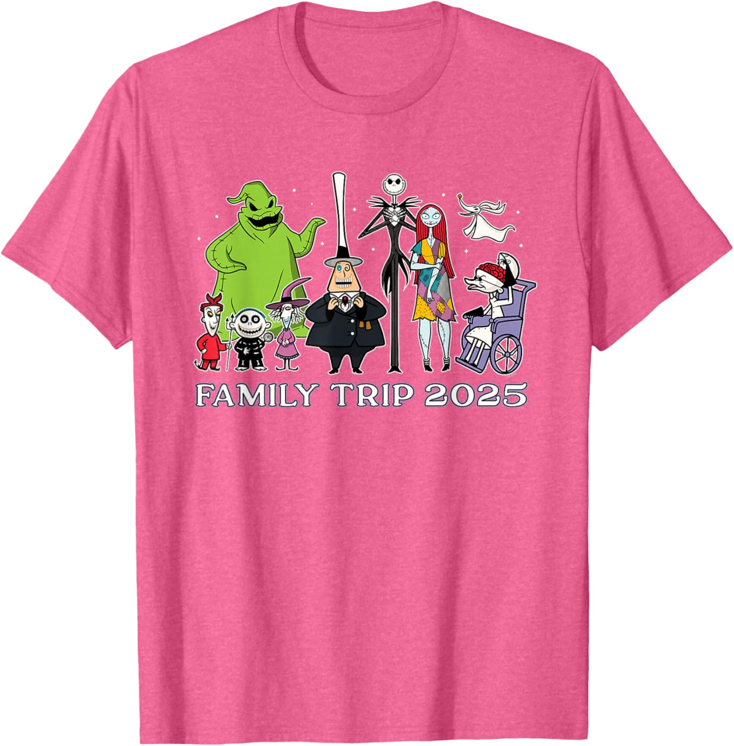 Disney The Nightmare Before Christmas Family Trip T-Shirt 2025 Fun Design - 21