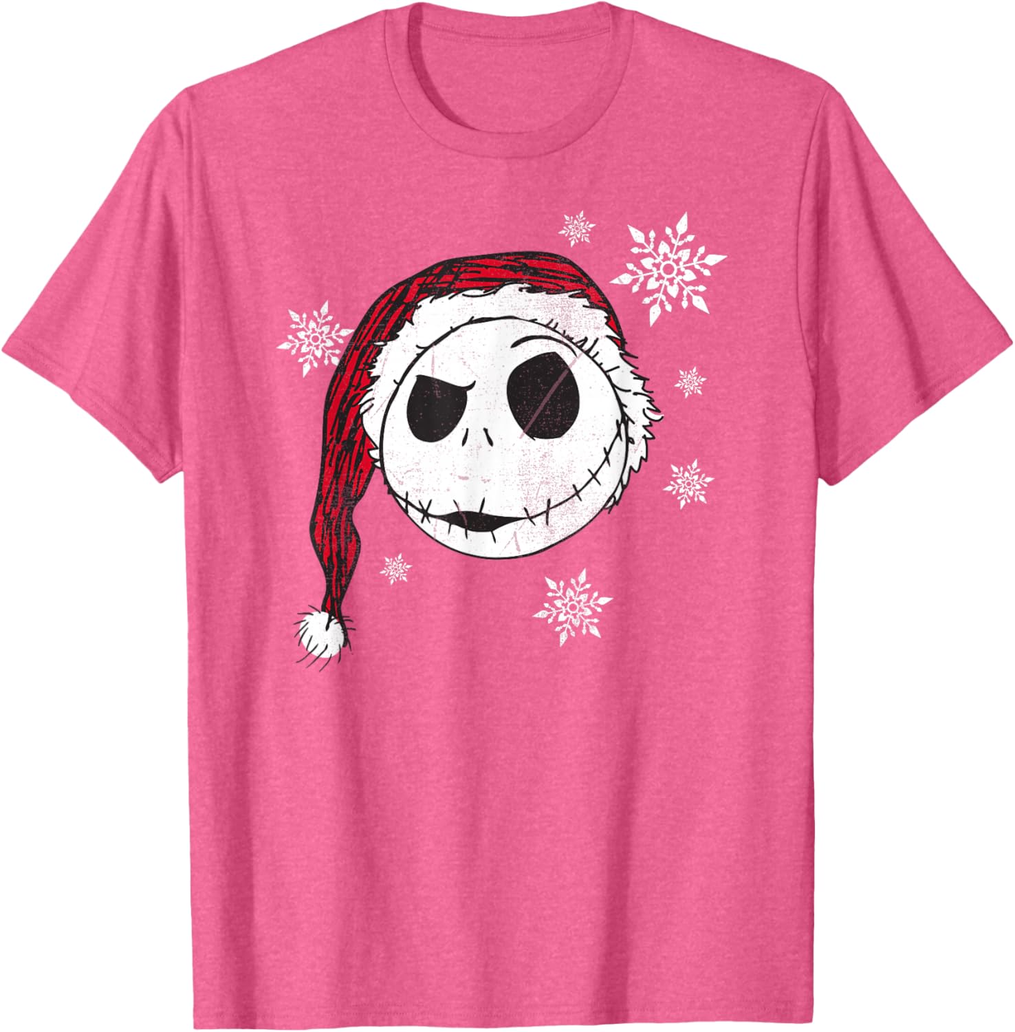 Disney Nightmare Before Christmas Holiday Snowflake Short Sleeve Tee - 3