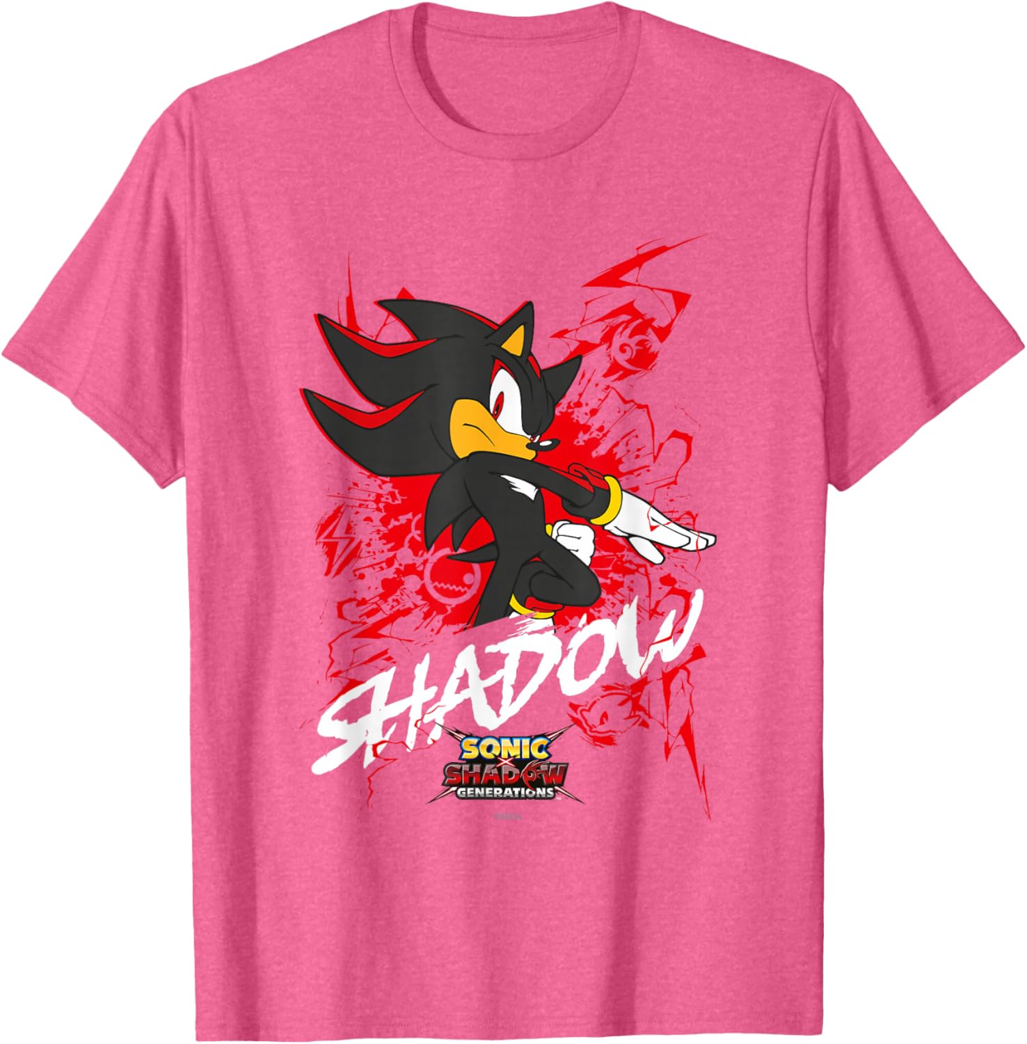 Sonic the Hedgehog Shadow T-Shirt for Fans of Sonic X and Generations - 4
