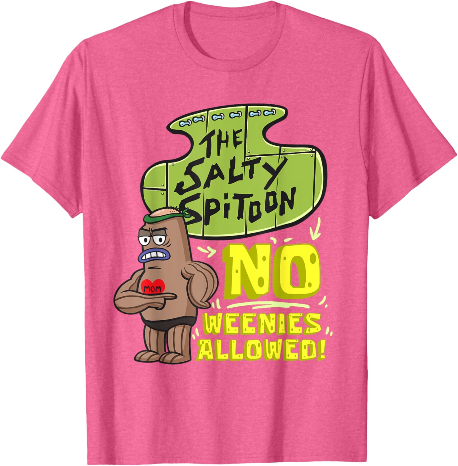 Mademark SpongeBob Salty Spitoon Bodybuilder T-Shirt for Gym Lovers - 3