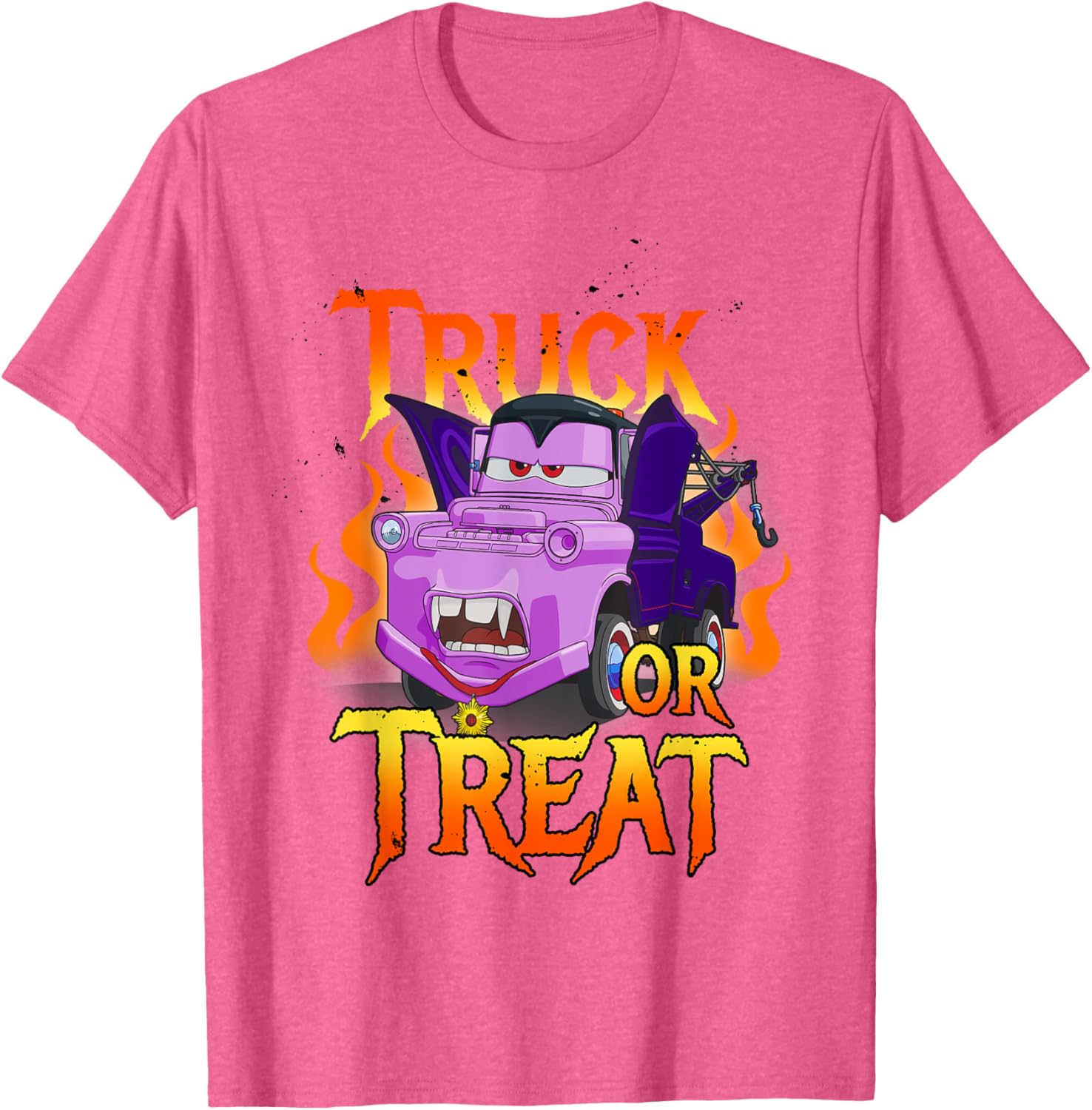 Disney Pixar Cars Halloween Vampire Truck Or Treat T-Shirt for Kids - 9