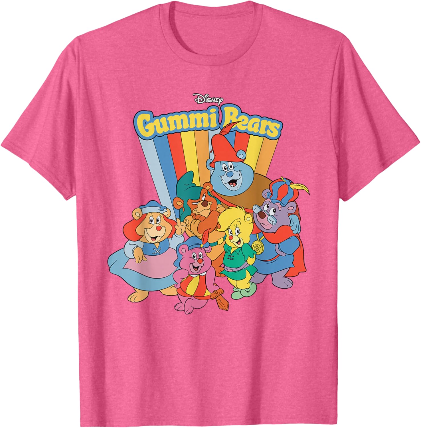 Disney Rubber Bear Band Retro T-Shirt for Fun and Fashion Lovers - 1