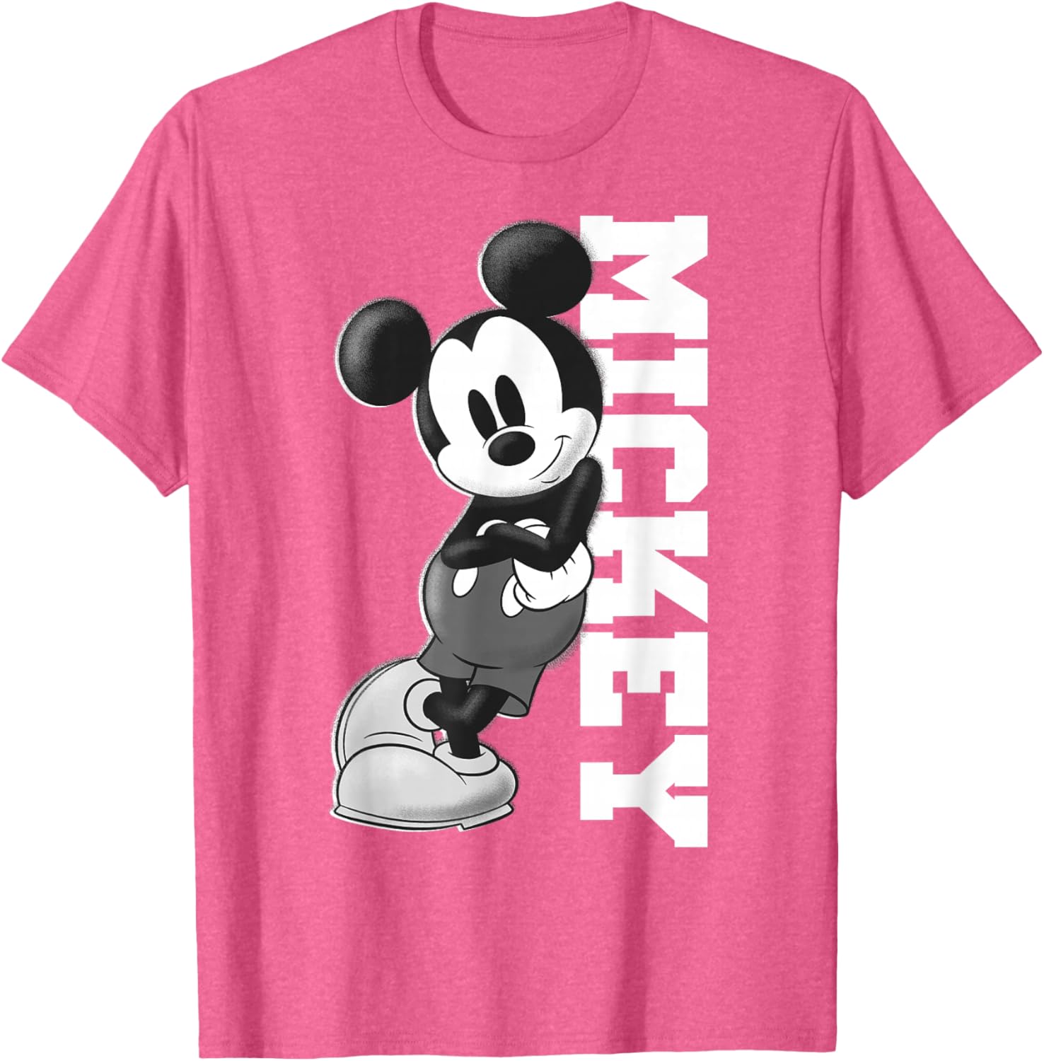 Disney Mickey Mouse White T-Shirt Featuring Fun Name Graphic - 3