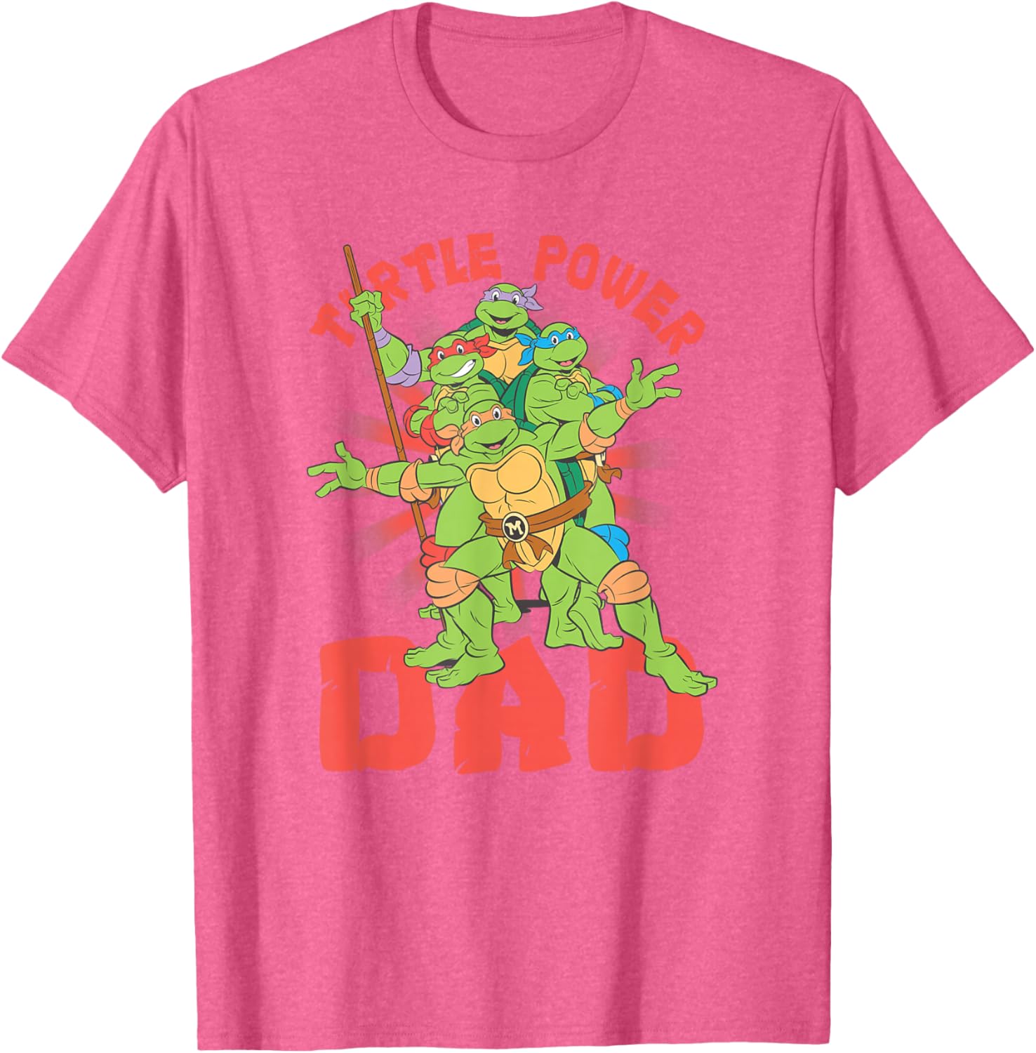 Teenage Mutant Ninja Turtles Dad Turtle Power T-Shirt for Fans - 2