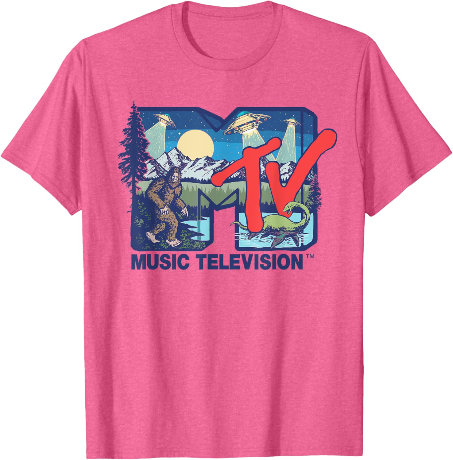 Mademark x MTV Cryptid Logo T-Shirt Featuring Bigfoot UFOs and Aliens - 2