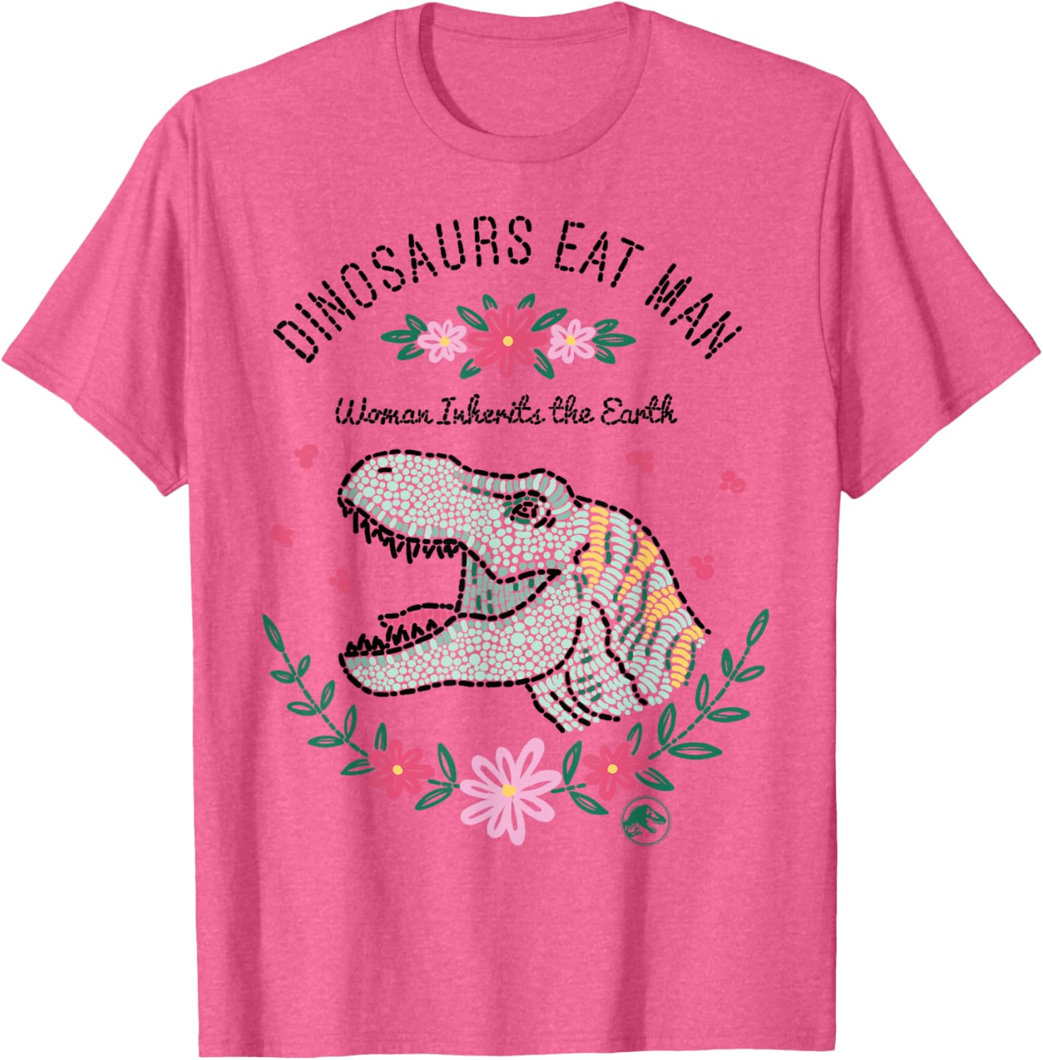 Jurassic Park Dinos Eat Man Women Inherit Earth T-Shirt for Fans - 1