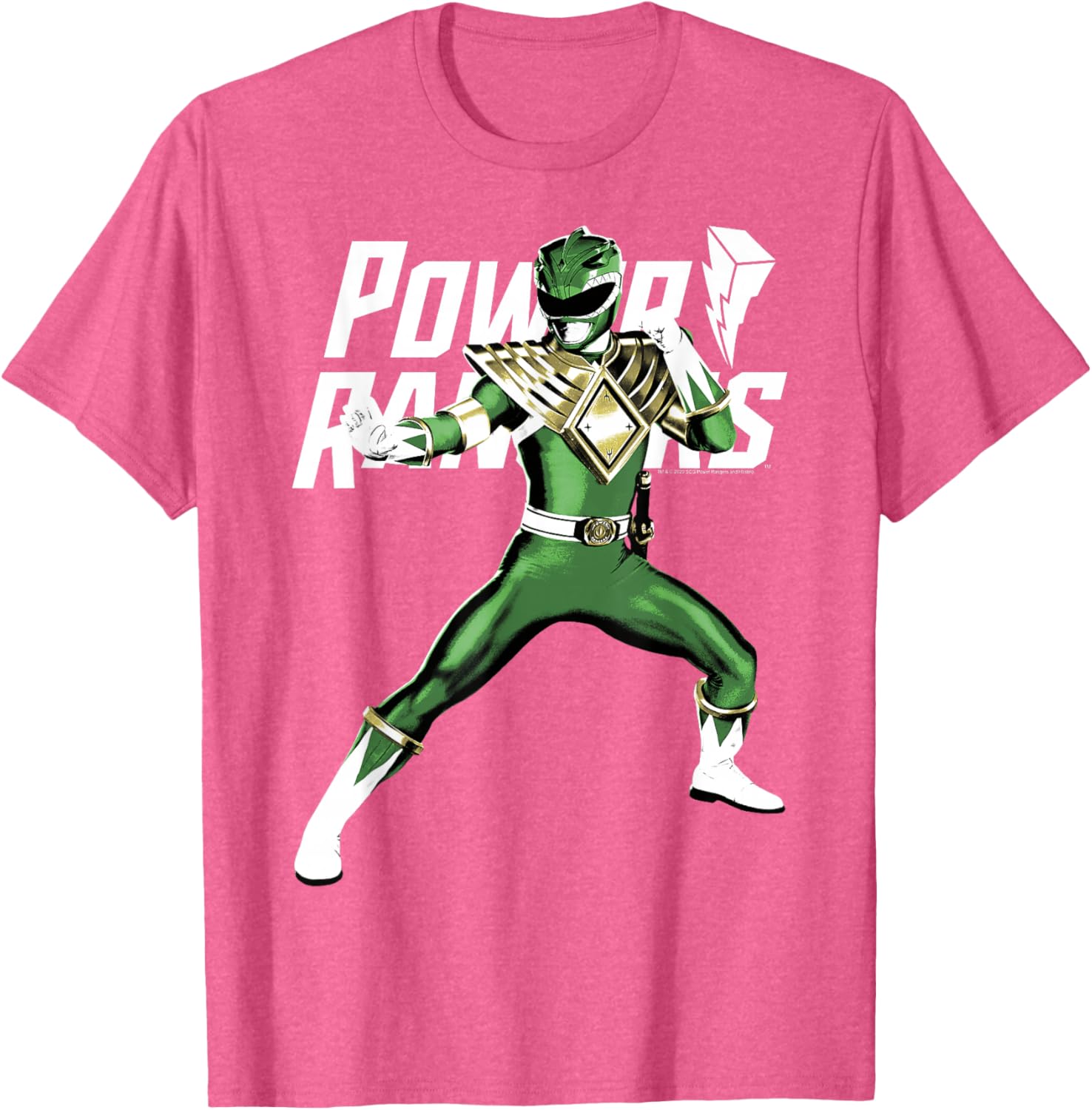 Power Rangers Green Ranger Karate Action Pose T-Shirt for Fans - 11