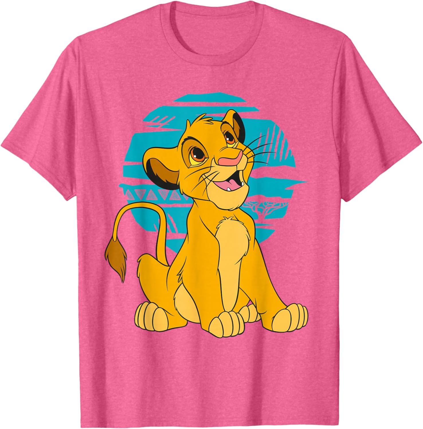Disney The Lion King Young Simba Blue Retro T-Shirt for Kids and Adults - 6