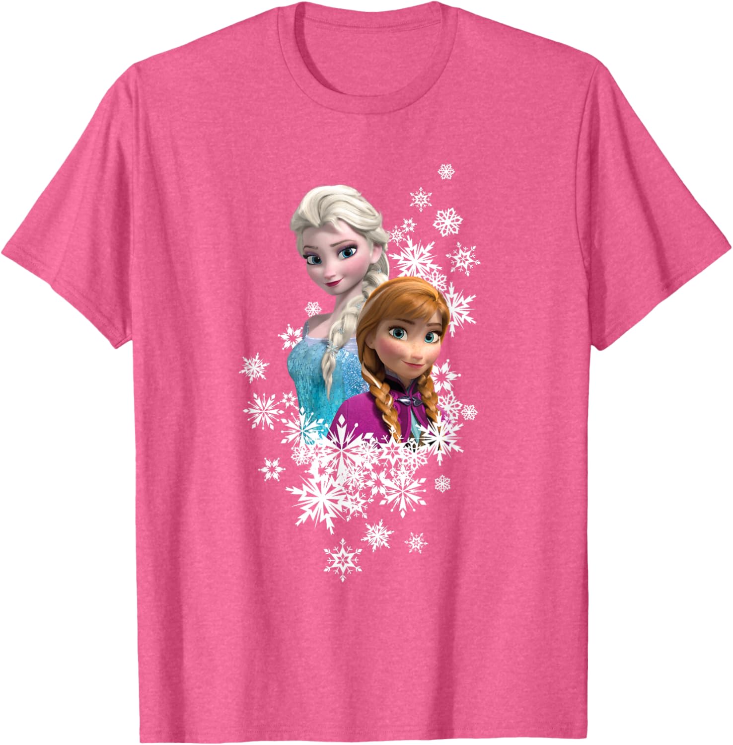 Disney Frozen Anna and Elsa Snowflakes T-Shirt for Kids and Fans - 9