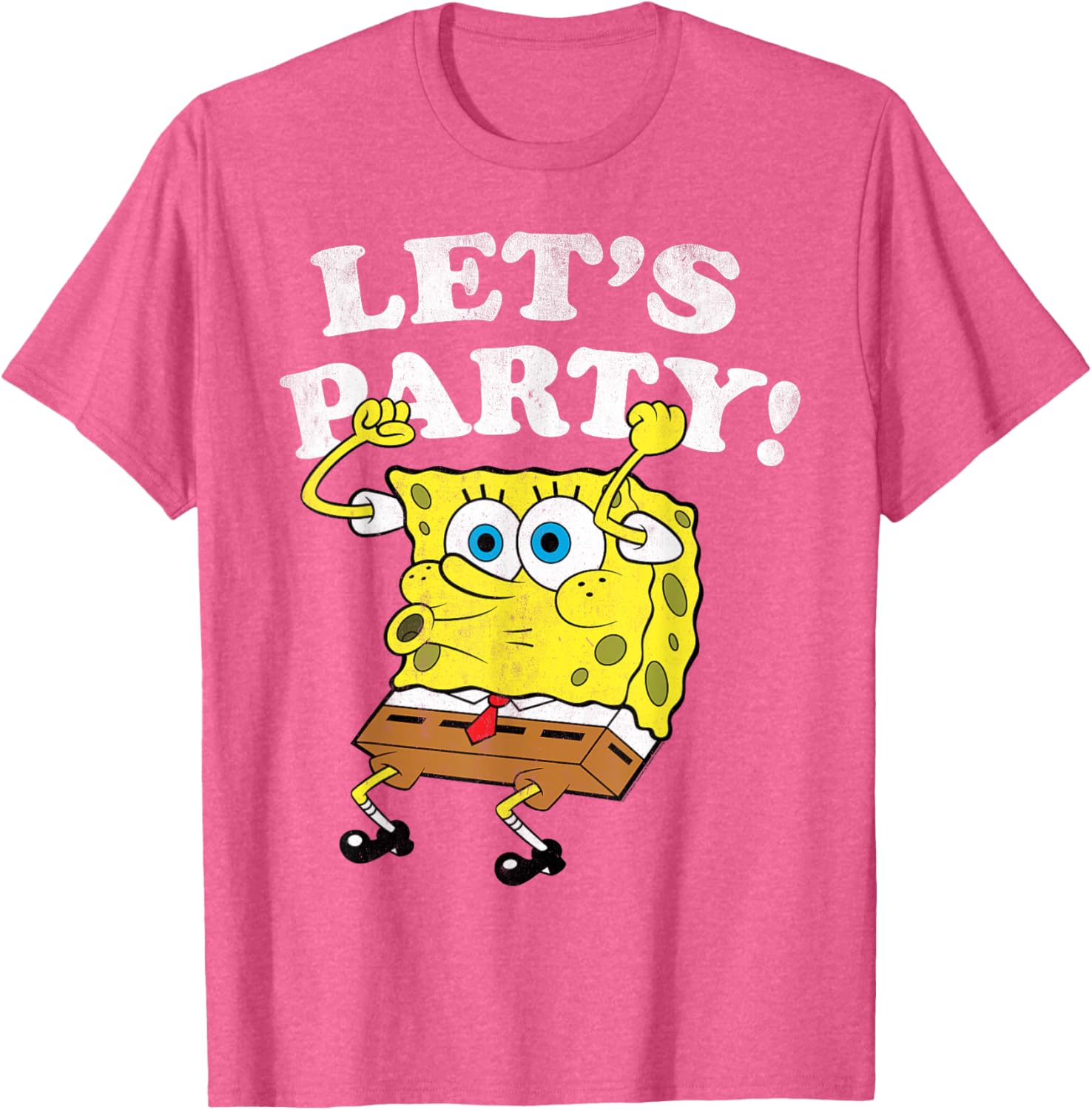 SpongeBob SquarePants Let's Party T-Shirt for Fun Kids Apparel - 3