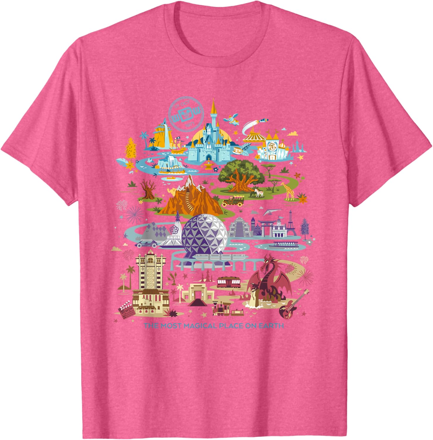 Walt Disney World 50th Anniversary T-Shirt Fun Disney Merchandise - 2
