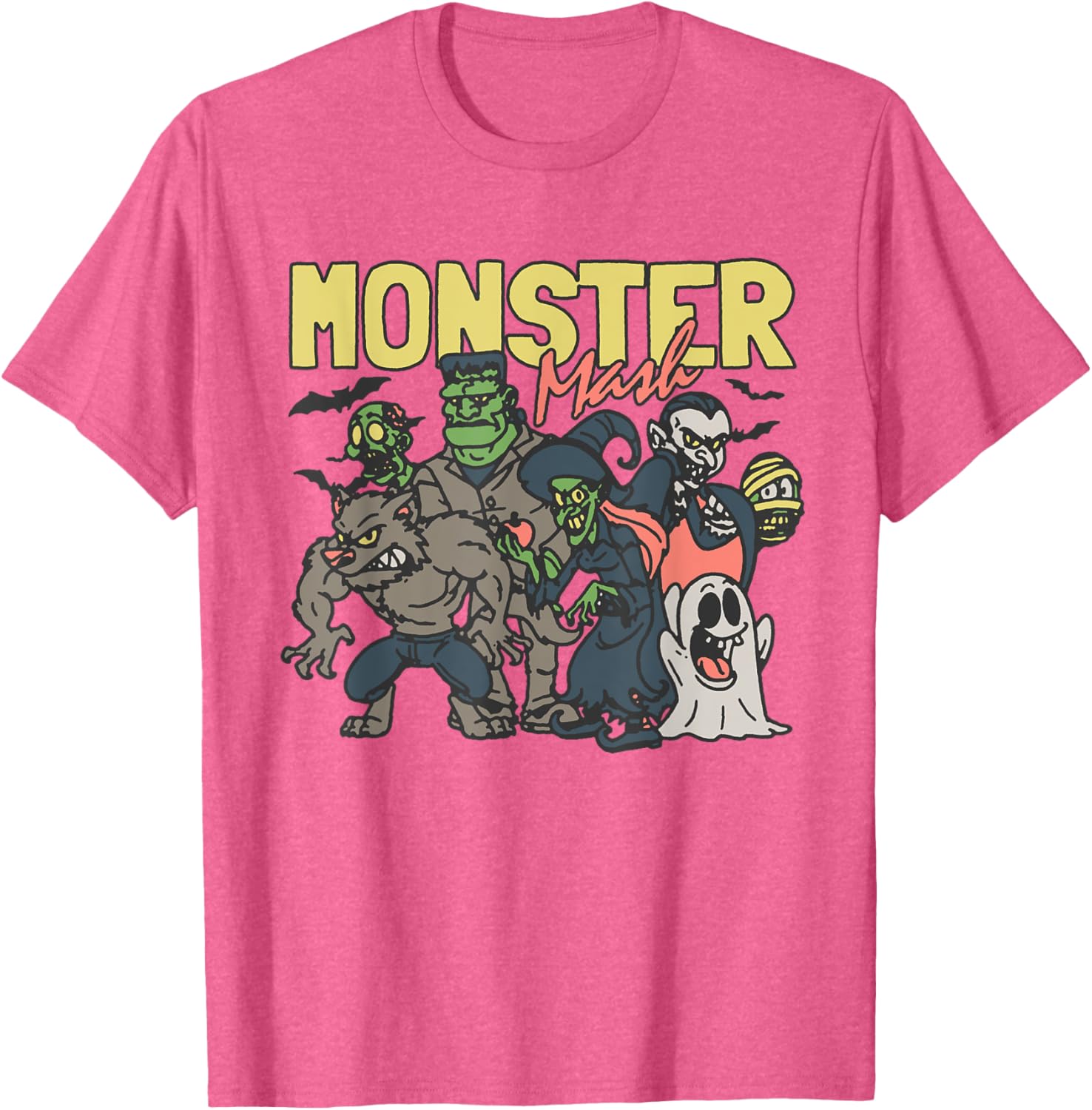 Monster Mash Halloween T-Shirt Fun Costume Characters for Parties - 16