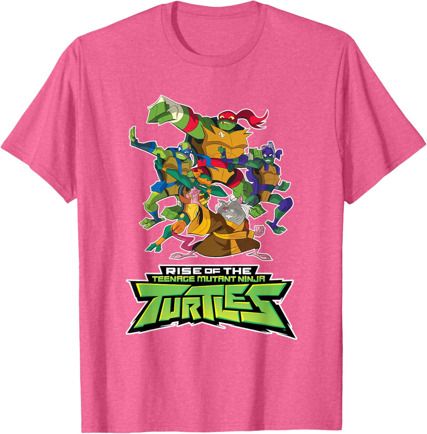 Mademark Teenage Mutant Ninja Turtles Rise T-Shirt with Splinter Design - 14