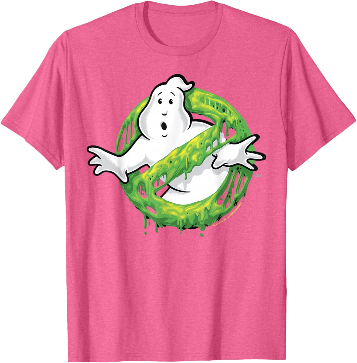 Ghostbusters Classic Slime Ghost Logo Graphic T-Shirt for Fans - 2