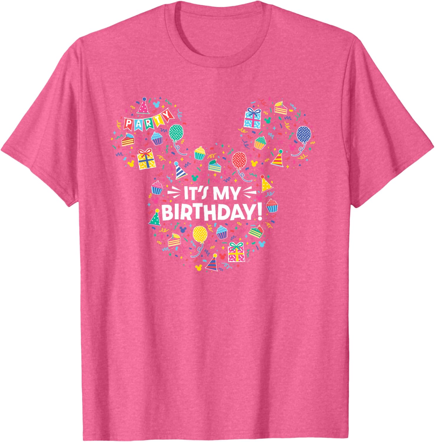 Mickey Mouse Birthday T-Shirt with Iconic Ears for Fun Celebrations - 1