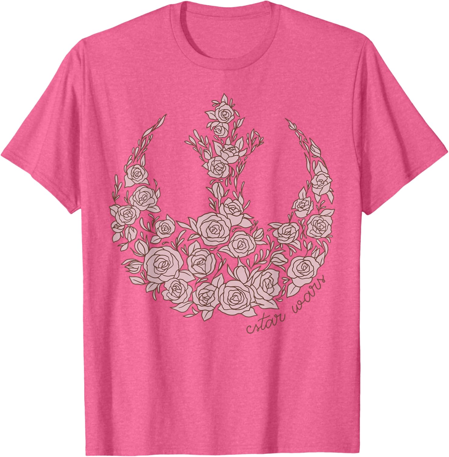 Star Wars Rose Rebel Emblem T-Shirt for Fans of Galactic Adventure - 2