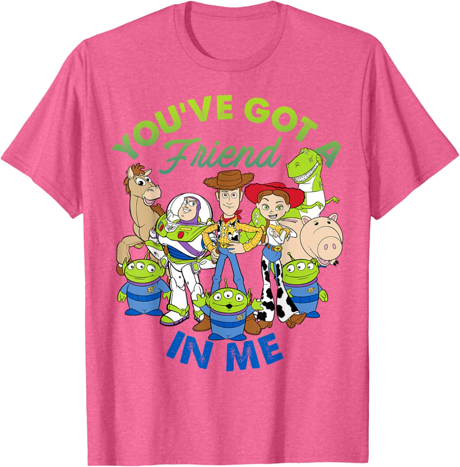 Disney Pixar Toy Story Graphic T-Shirt Featuring Favorite Characters - 7