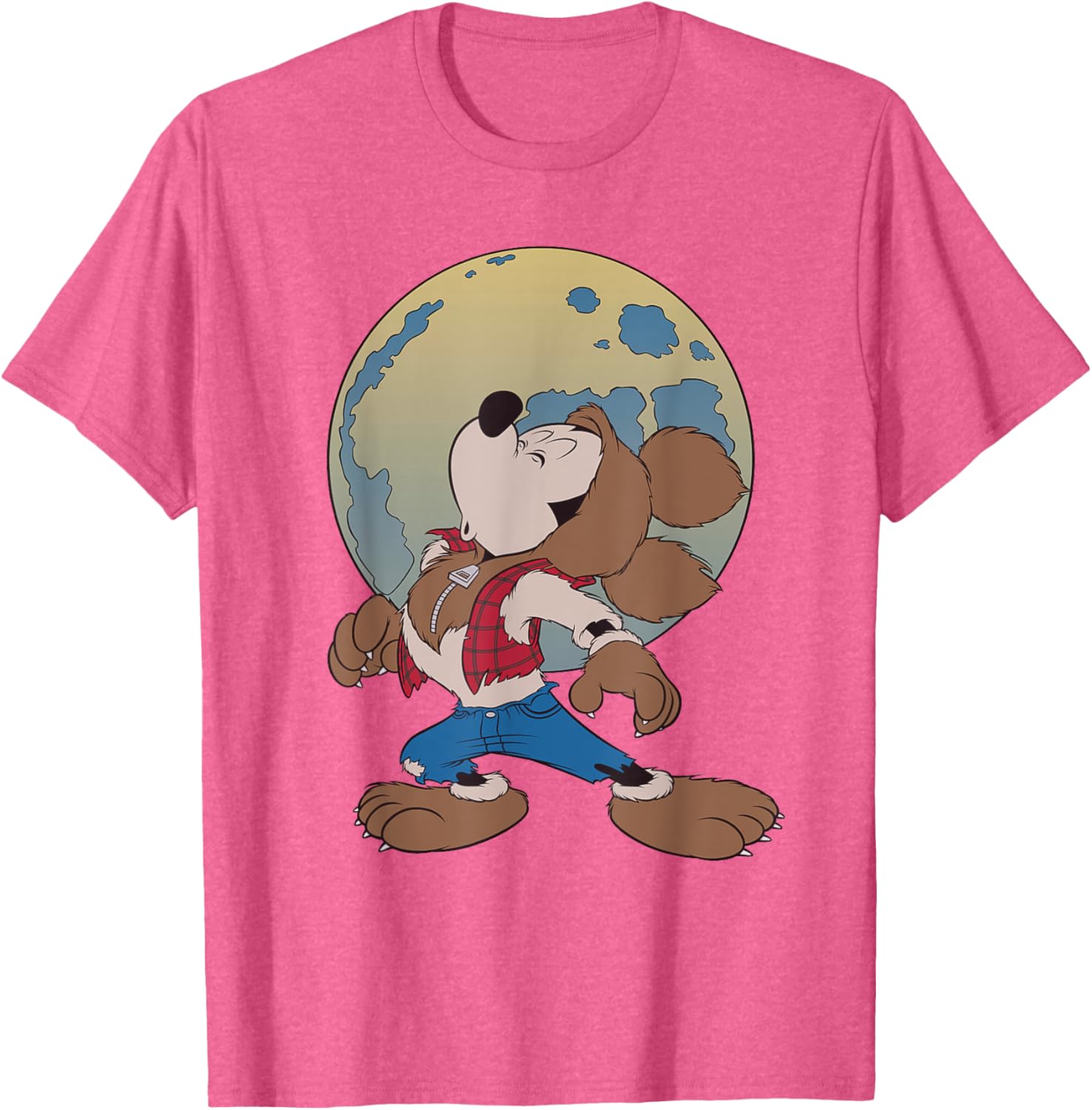 Mickey Mouse Werewolf Halloween Costume T-Shirt for Fun Celebrations - 1