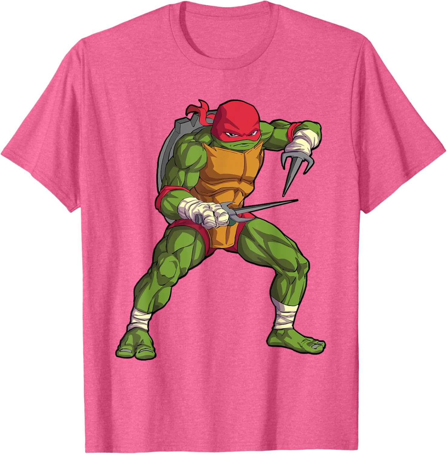 Mademark Raphael Tonfas Fighting Stance T-Shirt for TMNT Fans - 12