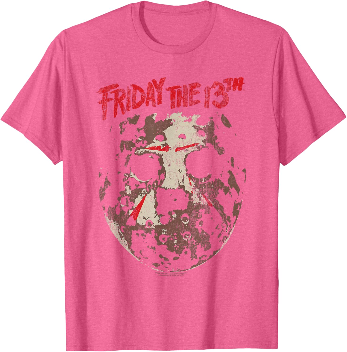Friday the 13th Rough Mask T-Shirt for Fans of Horror and Style - 7