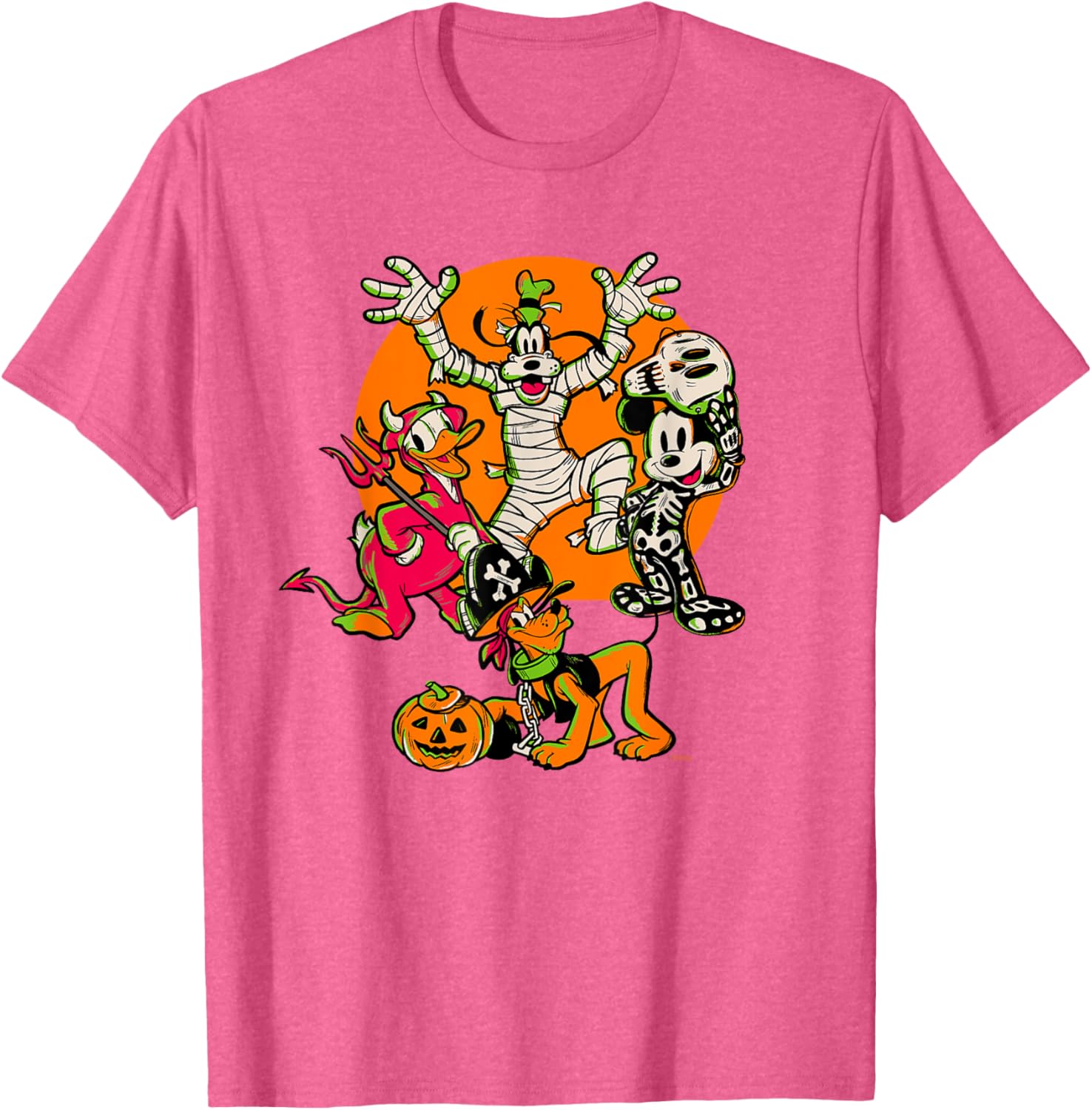 Disney 100 Mickey, Donald, Goofy & Pluto Halloween Costume T-Shirt - 6