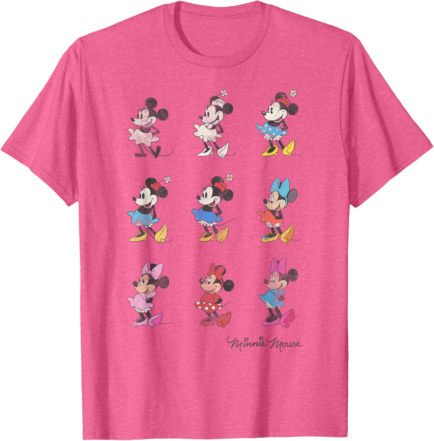 Disney Mickey And Friends Minnie Mouse Vintage T-Shirt for Kids - 5